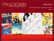 Tablet Screenshot of fauvdesign.com